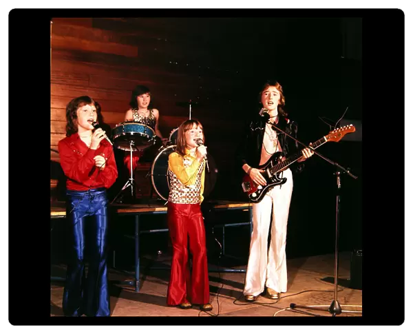 Nice Day - Pop Group seen here during rehearsals for the BBC television programme