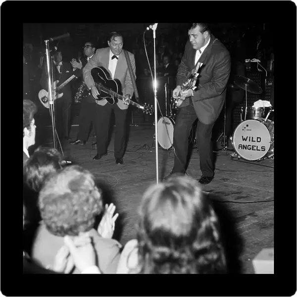 Rock n Roll veteran Bill Haley made a noisy return to this country at