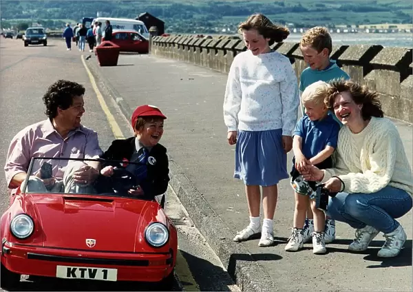 The Krankies childs car seaside promenade
