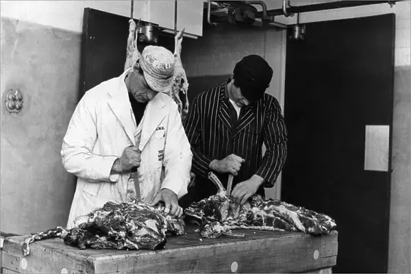 New abattoir supplying Teesside with fresh meat, Marton, Middlesbrough, 8th March 1967