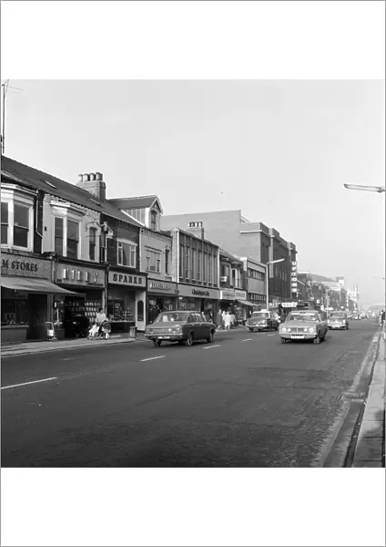 Middlesbrough street scene. 1971