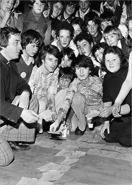 Ormesby Youth Club meeting, Teesside. 1976