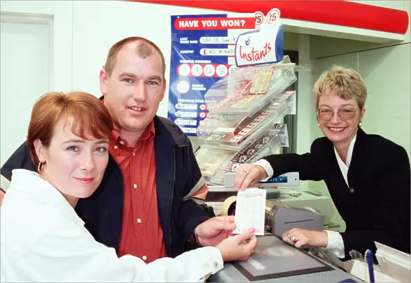 Lottery winners Mark and Cheryl Brudenell trying their luck once again as they buy a
