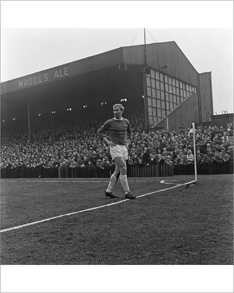 Bobby Charlton, pictured during the Bolton Wanderers verses Manchester United match at