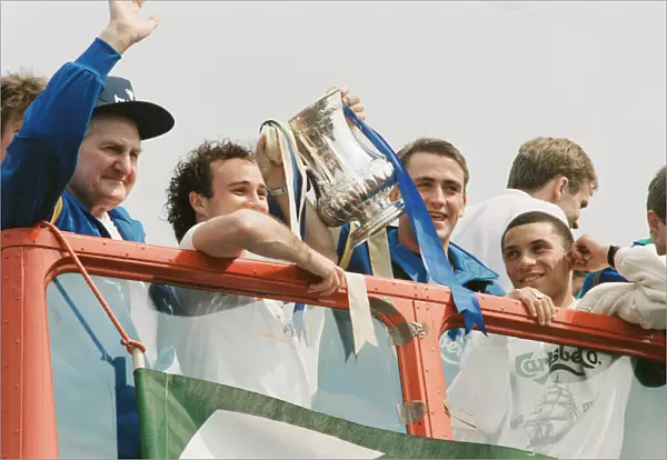 The Wimbledon Football Team, FA Cup Winners 1988 pictured during their victorious