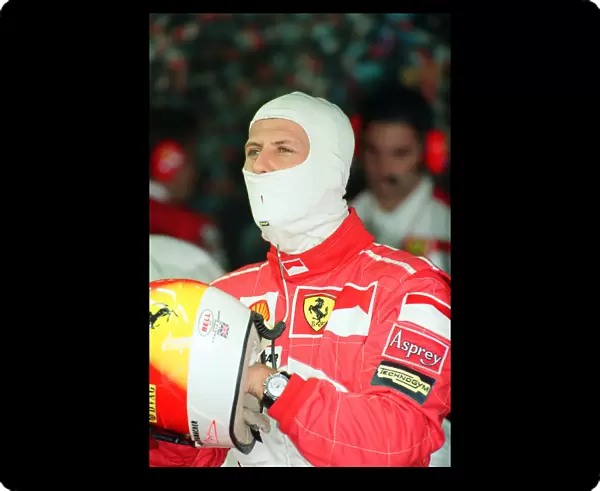 Michael Schumacher of Ferrari, 1998 British Grand Prix, held at the Silverstone Circuit