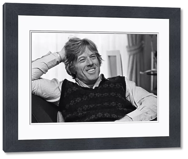 Actor Robert Redford pictured at his London hotel. He is promoting his latest film '