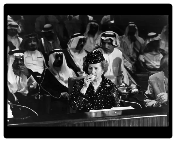 Margaret Thatcher in Saudi Arabia - 27 April 1981