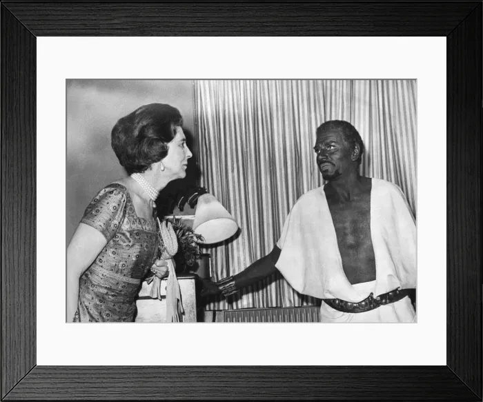 Framed Print : Laurence Olivier in Othello Costume Print, 1964 Framed Print : Laurence Olivier in Othello Costume Print, 1964