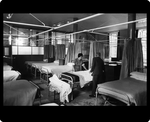 Ward B3 at Rubery Hill Hospital, Birmingham, 11th August 1969