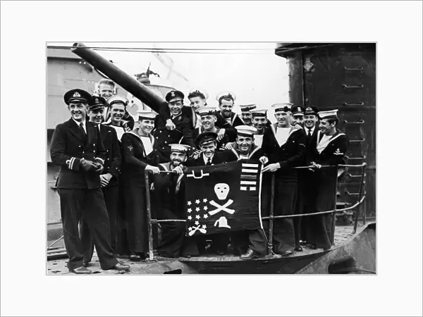 Picture taken at a British base when the British Royal Navy submarine HMS Ultimatum