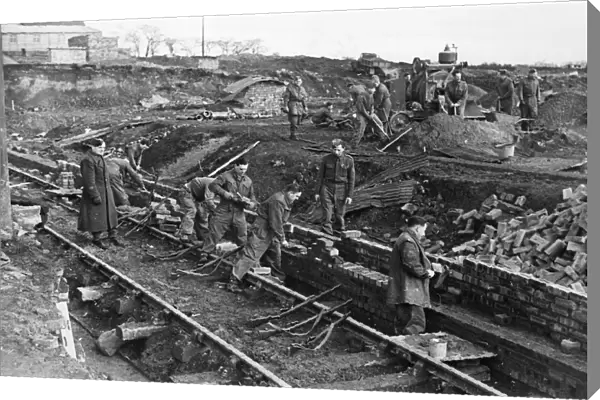 The Pioneer Corps at work on the railways The Royal Pioneer Corps was a British Army