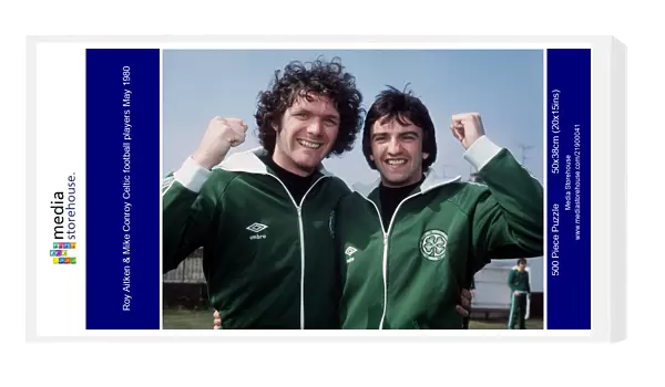 Roy Aitken & Mike Conroy Celtic football players May 1980