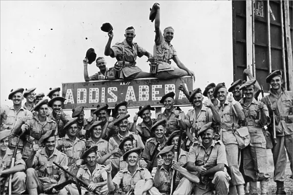British forces entered Addis Ababa on April 5th, having advanced 1800 miles in less than
