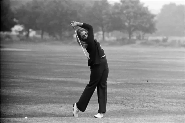 Ladies golf at Sunningdale. Karolyn Kertzman. 1st August 1975