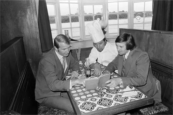 Pub landlords in Appleton Wiske, North Yorkshire, learn Russian. 1972
