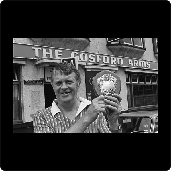 Robert Schofield, Landlord of The Gosford Arms in Middlesbrough. 1977