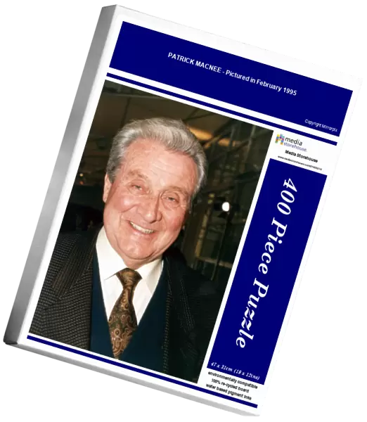 PATRICK MACNEE - Pictured in February 1995