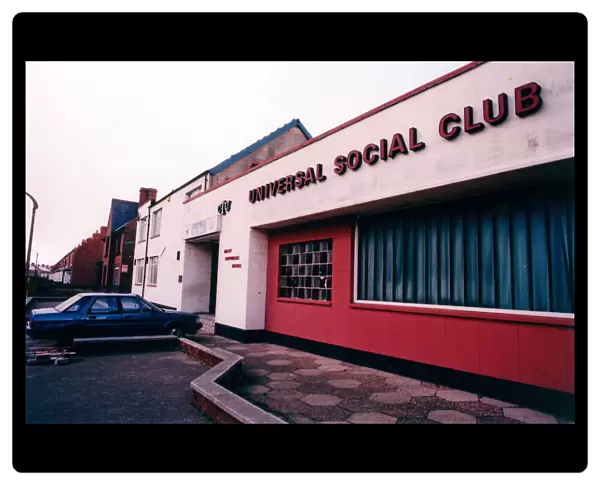 Universal Social Club in Ashington, Northumberland. Circa 1997