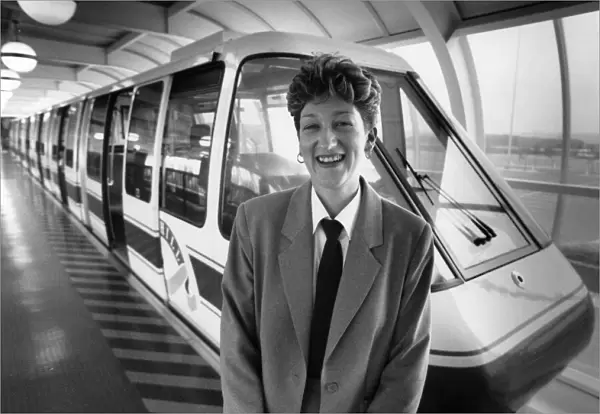 Jayne Raybould, Britains first female monorail drive, aged 22