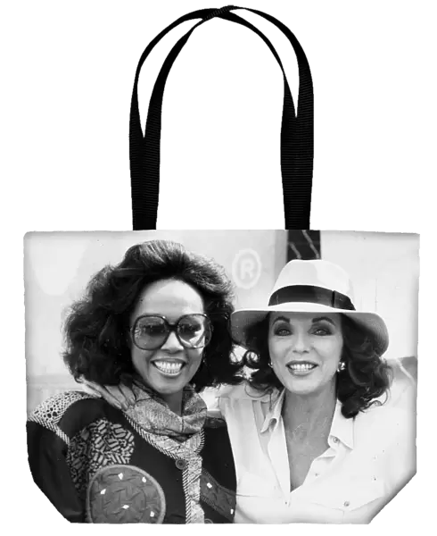 Joan Collins and Diahann Carroll at celebrity event - May 1997