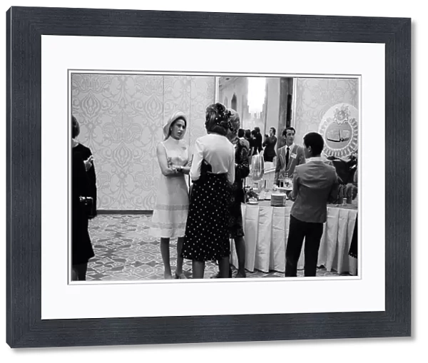 Princess Anne in Teheran. Queen Farah Diba (Empress) invited the queens