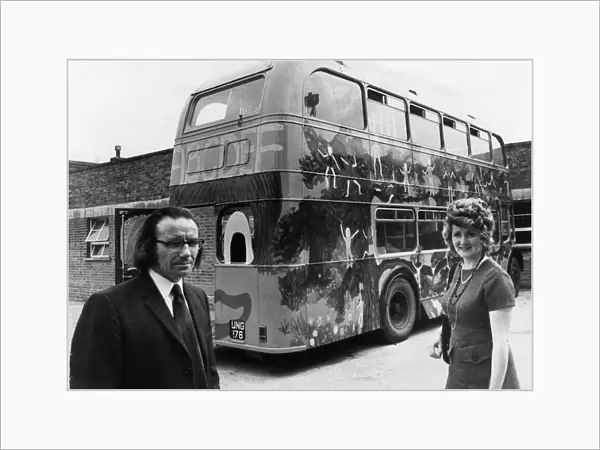 Ron Buchannon and Rosemary Hart, teachers behind much of the conversion of the Playbus