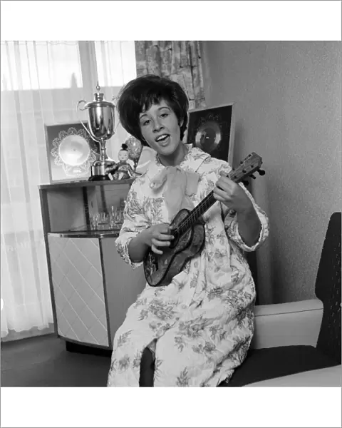 Singer Helen Shapiro pictured at her home. 24th May 1962