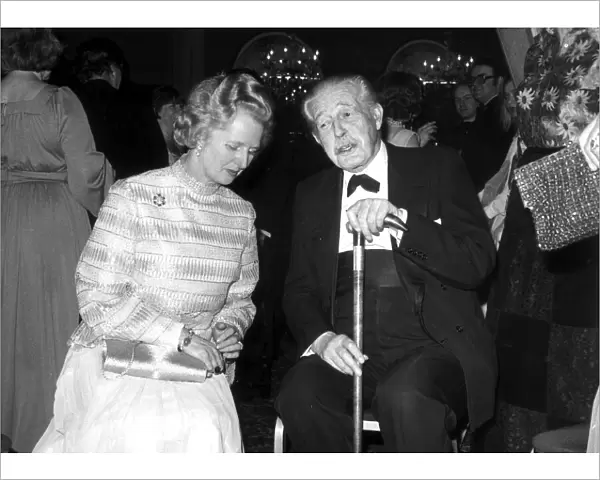 MARGARET THATCHER AND LORD MACMILLAN - MARCH 1976