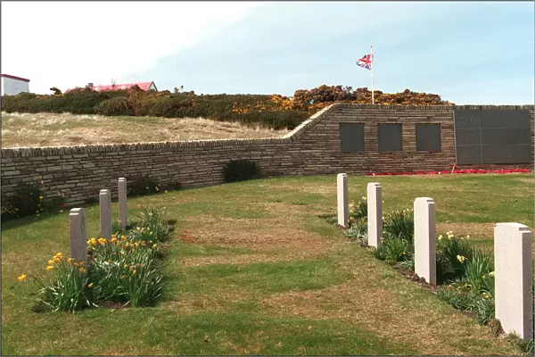 Falkland Islands re-visited. War graves - 5th March 1999