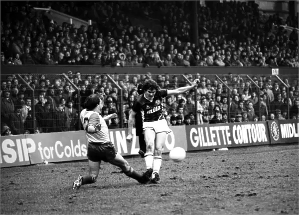 Stoke v. Aston Villa. March 1984 MF14-21-074 The final score was a one nil