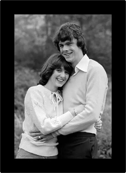 Arsenal footballer David O Leary with girlfriend Joy Lewis May 1979
