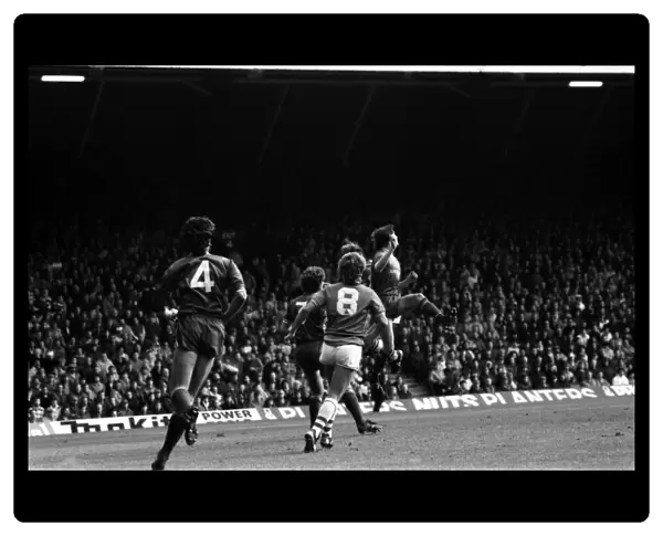 Liverpool v. Everton. October 1984 MF18-04-017 The final score was a one nil