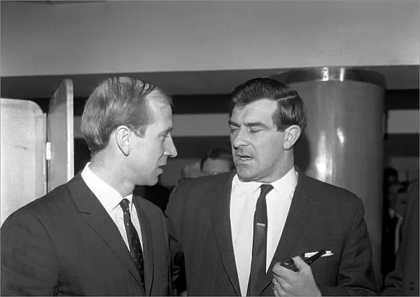 Bobby Charlton Fred Trueman 1968 Variety club of Great Britain first luncheon at