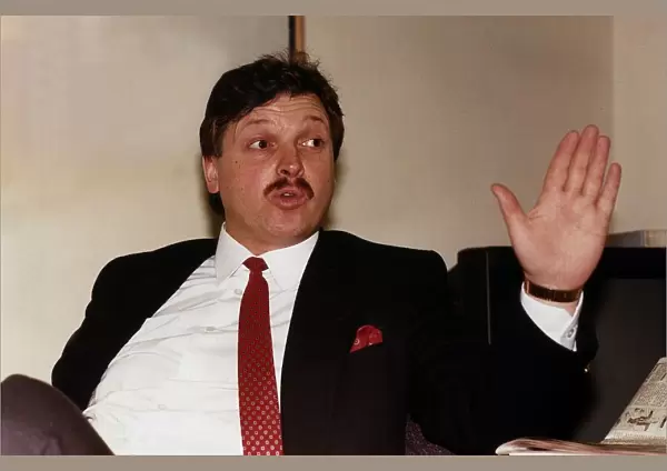 Michael Knighton, director of Manchester United Football Club. Circa 1989