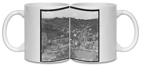West Looe Hill & West Looe Square area from The Wooldown