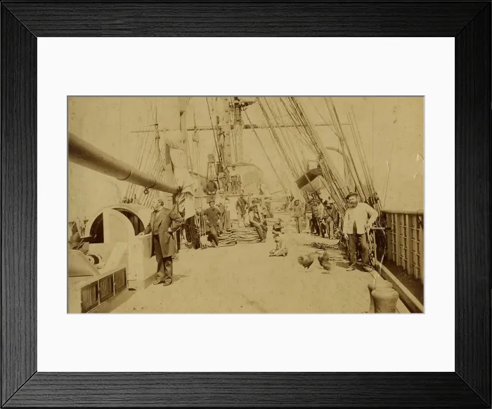 Framed Print : Print of the SS Great Britain Crew in San Francisco Framed Print : Print of the SS Great Britain Crew in San Francisco