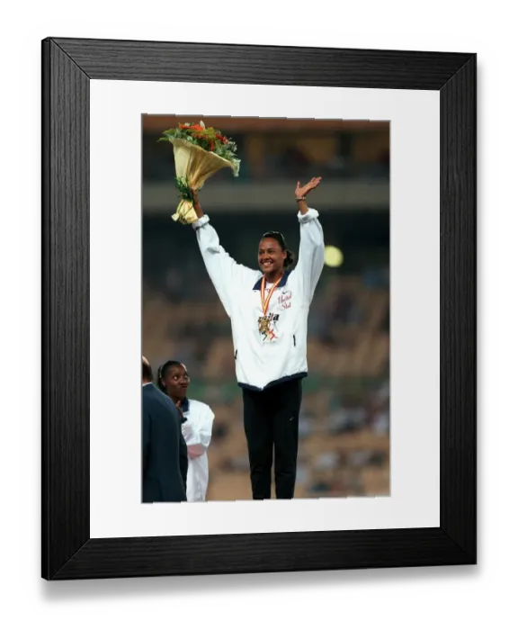Framed Print : Marion Jones 100m Final Print