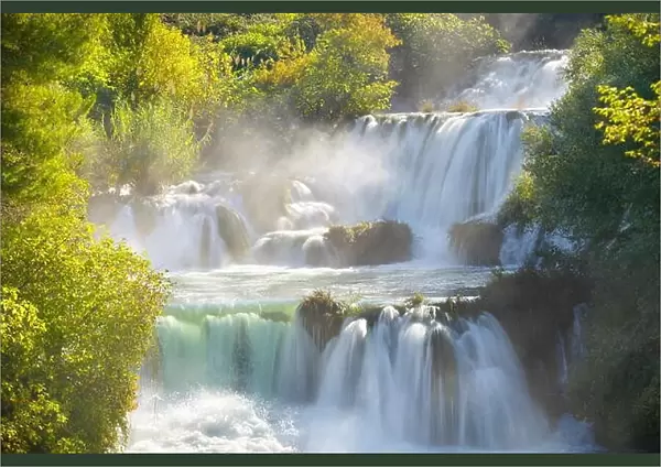 Krka waterfalls, Krka National Park, Croatia, Europe