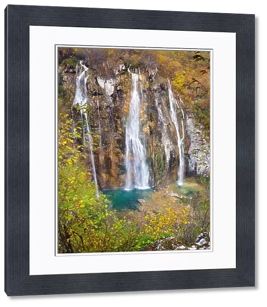 The Big Waterfall, Veliki slap, Plitvice Lakes National Park, Croatia, UNESCO