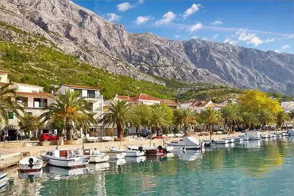Baska Voda Village, region Makarska Riviera, Dalmatia, Croatia