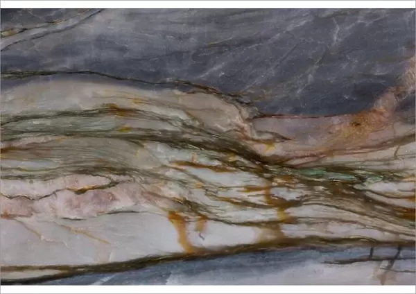 Surface of the marble with brown tint