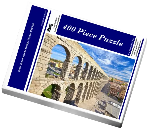 Spain - Roman aqueduct bridge, Segovia, UNESCO