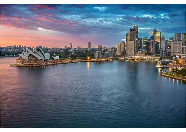 City of Sydney. Cityscape image of Sydney, Australia during sunrise