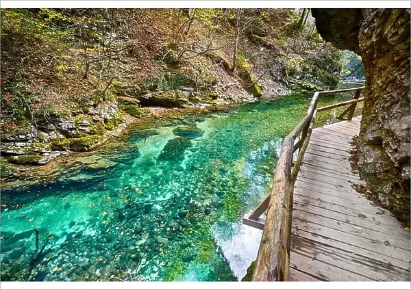 Vintgar Gorge, Triglav National Park, Julian Alps, Slovenia