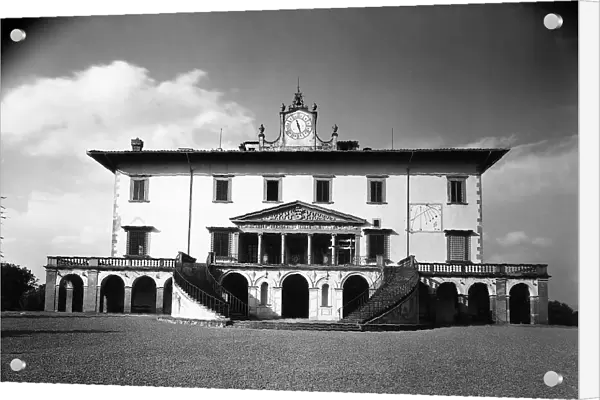 Facade of the Villa Medicea in Poggio a Caiano, Prato