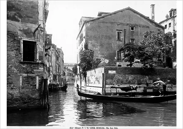 The Rio San Stin in Venice