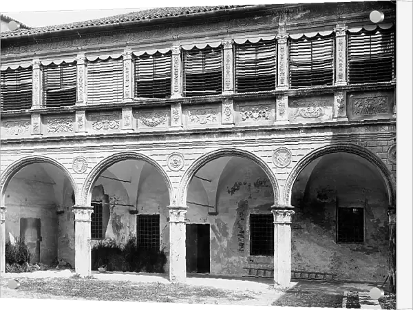 The Zeno Loggia in the courtyard of the Bishop's Palace, Vicenza