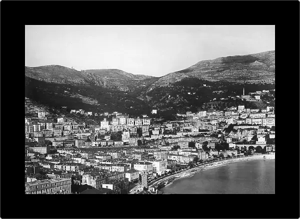 Panoramic view of the Principality of Monaco