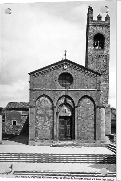 St, Agatha's College in Asciano in the province of Siena